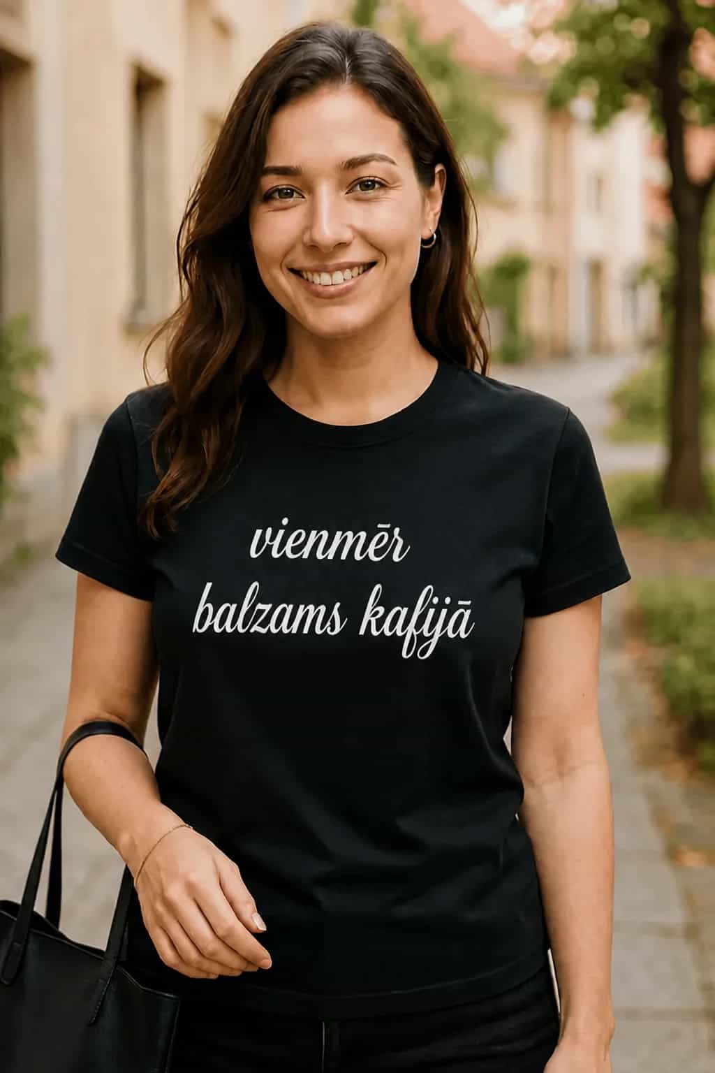 T-krekls „Vienmēr balzams kafijā”