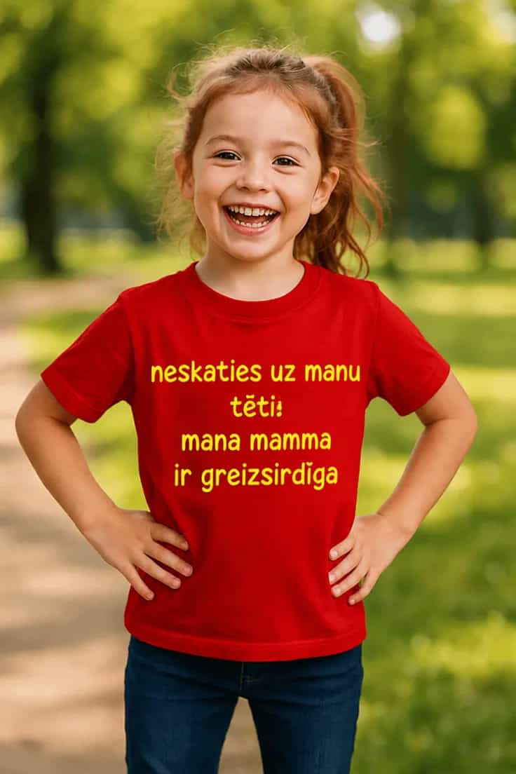 Bērnu krekls Neskaties uz tēti