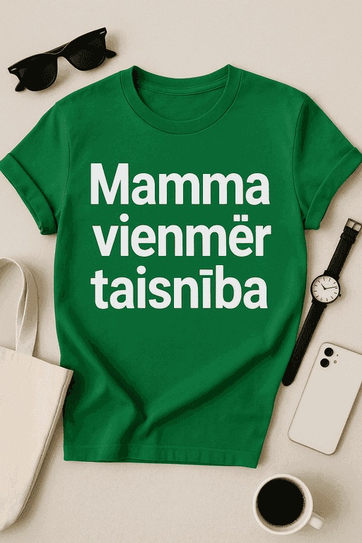 T-krekls "Mamma vienmēr taisnība"