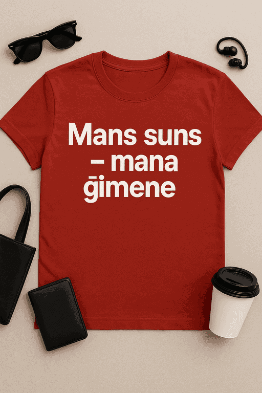 T-krekls "Mans suns – mana ģimene"