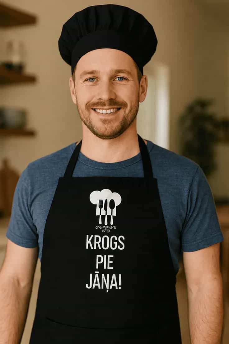 Priekšauts krogam ar vārdu – KROGS PIE JĀŅA!