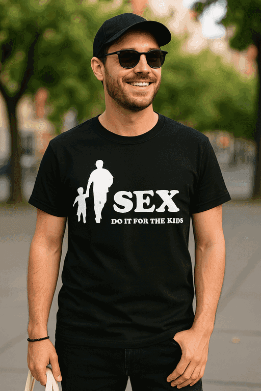 T-krekls tētim „Sex – do it for the kids“