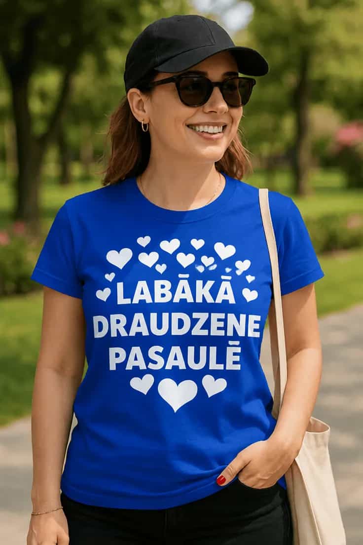 Smieklīgs krekls Labākā pasaulē – LABĀKĀ DRAUDZENE