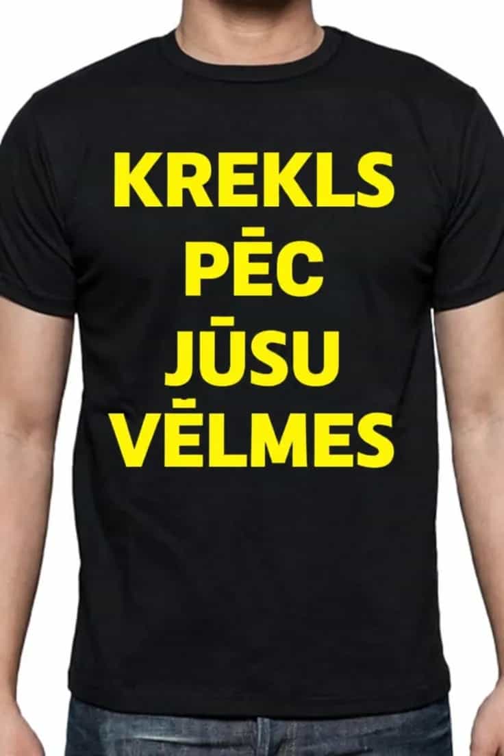 Smieklīgs krekls pēc jūsu vēlmes