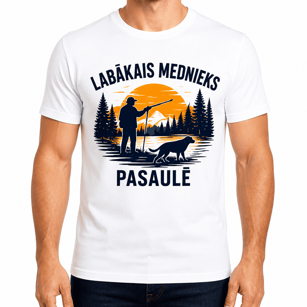 Mednieka T-krekls – LABĀKAIS MEDNIEKS PASAULĒ