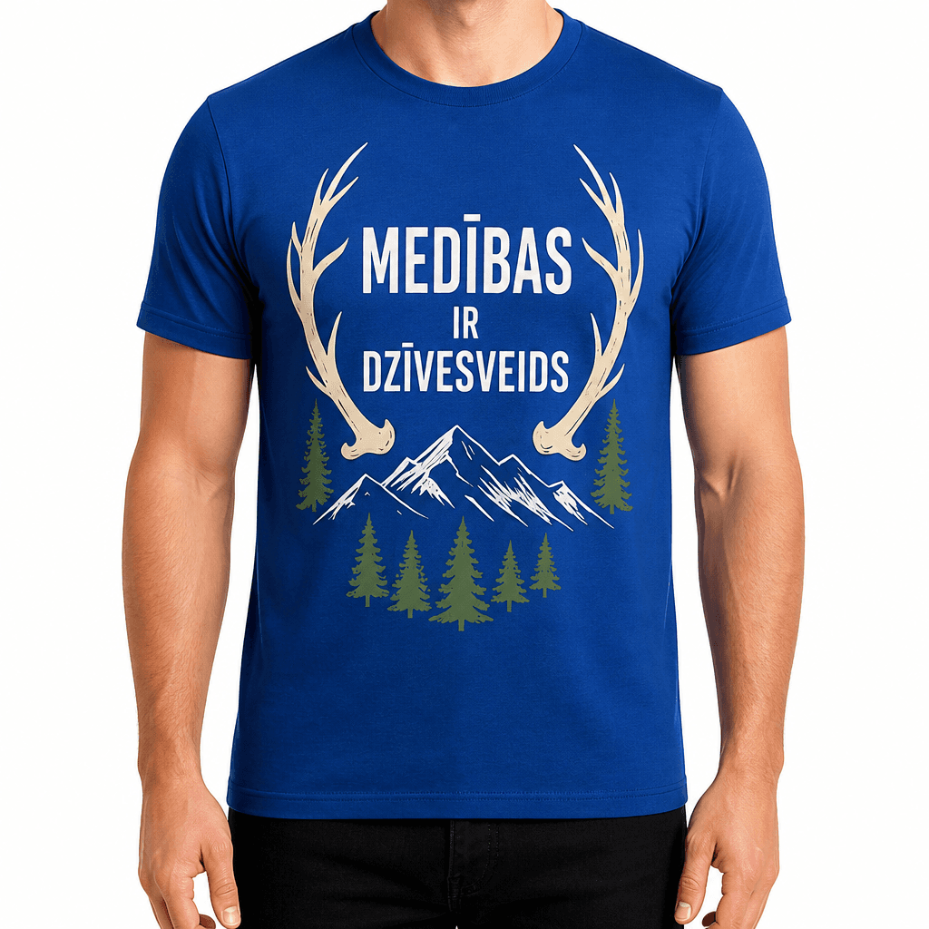 Mednieka T-krekls – MEDĪBAS IR DZĪVESVEIDS