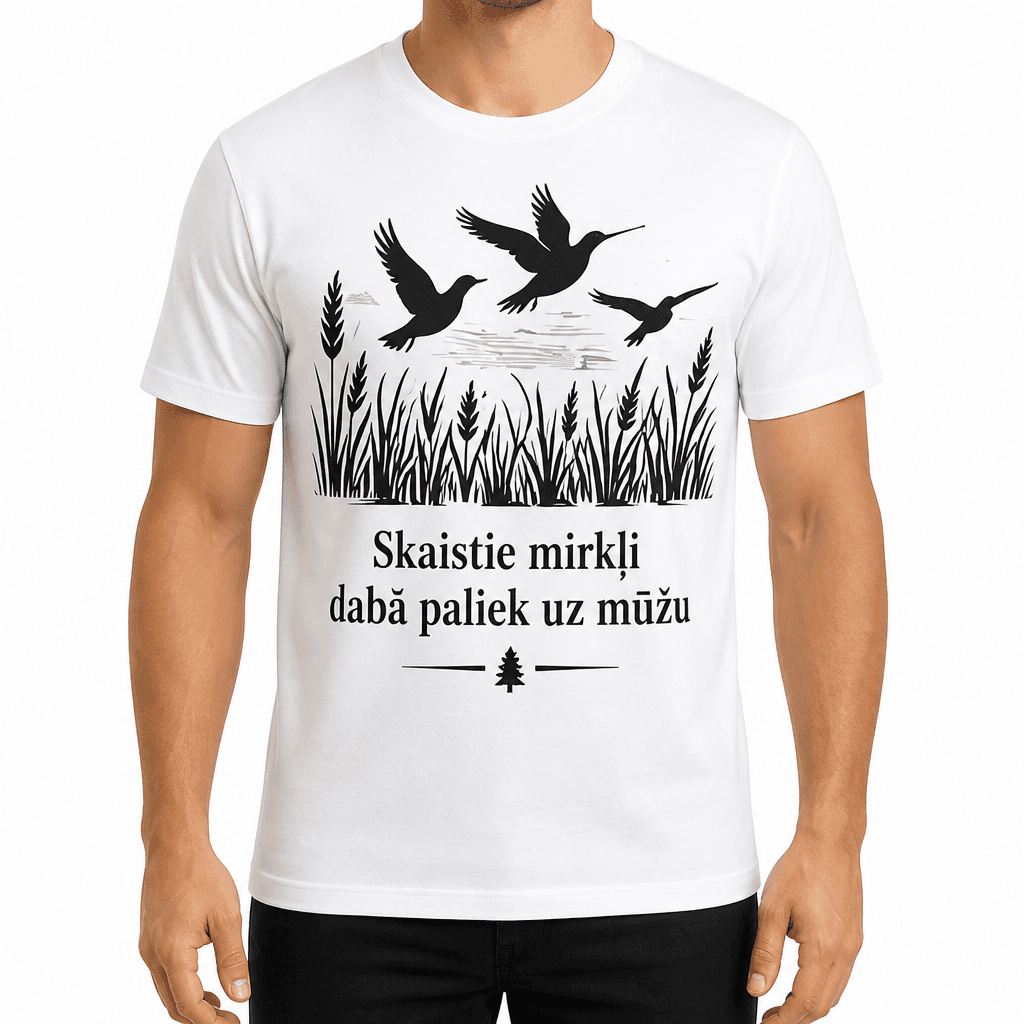 Mednieka T-krekls – Skaistie mirkļi dabā paliek uz mūžu