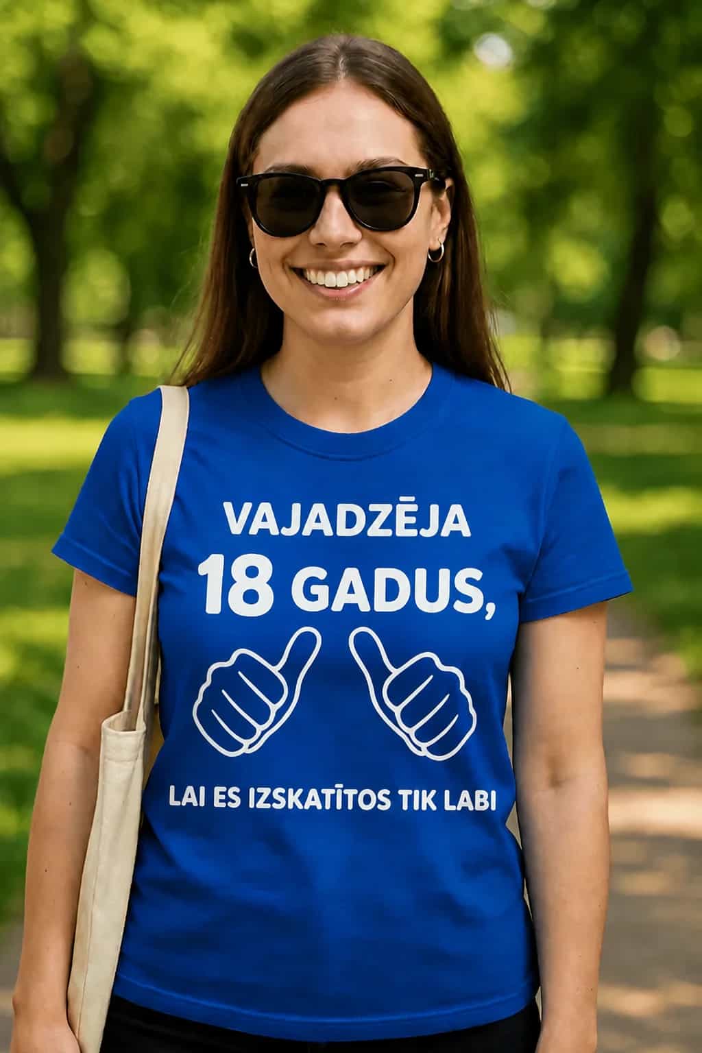 T-krekls 18. dzimšanas dienā „Tik labi izskatos“