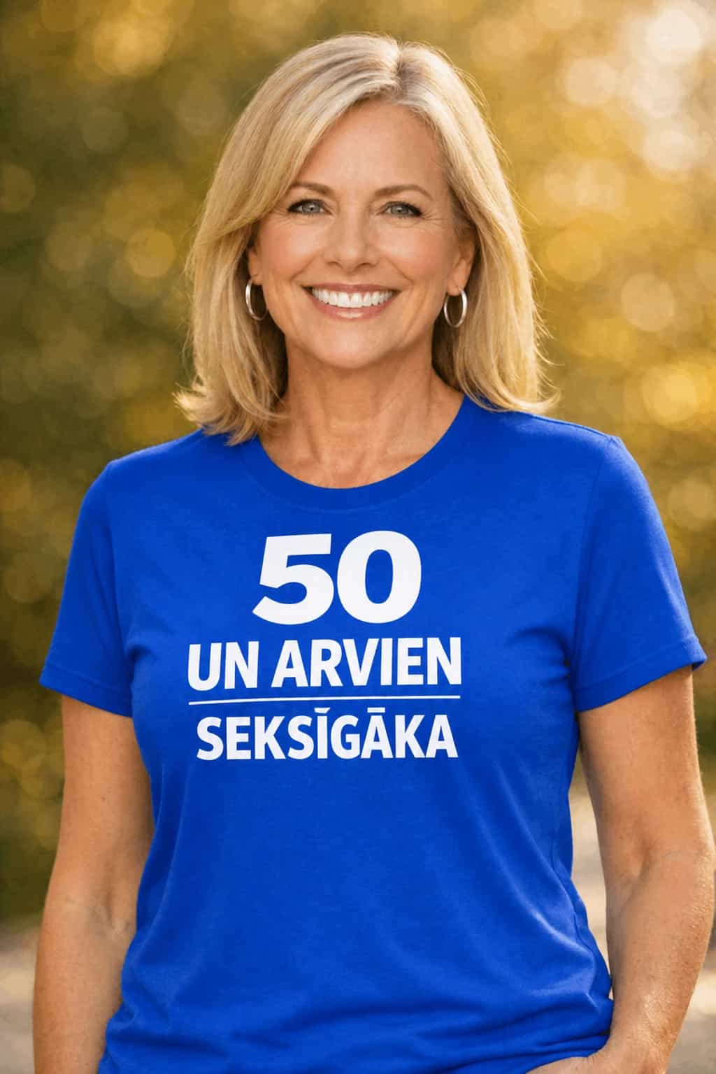 T-krekls 50. jubilejā „Arvien seksīgāka“