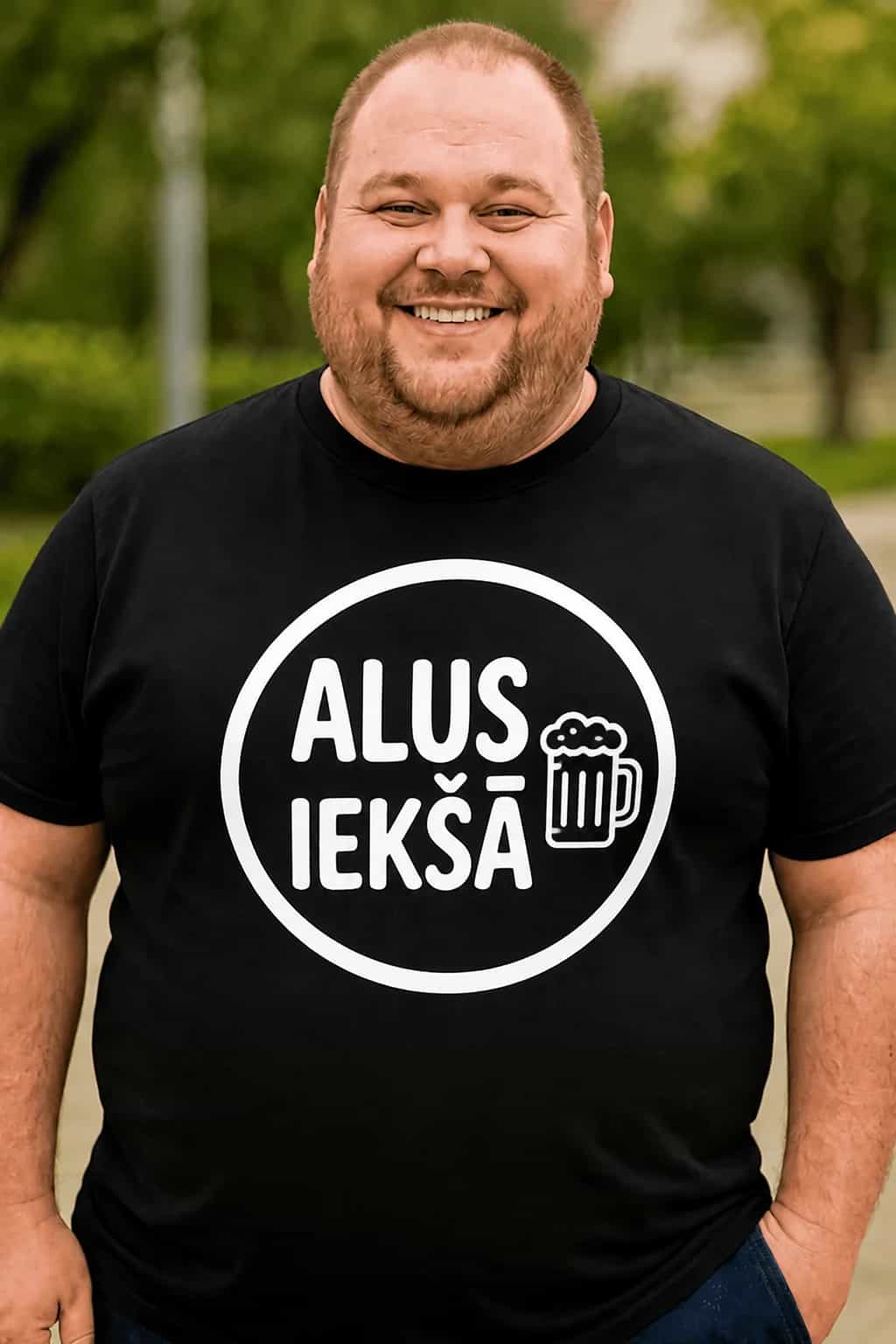 T-krekls alus cienītājam „Alus iekšā“
