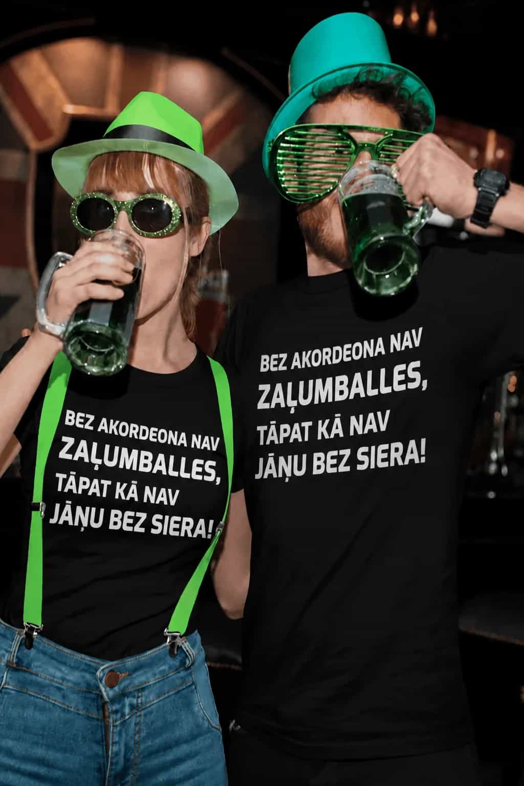 T-krekls „Bez akordeona nav zaļumballes“