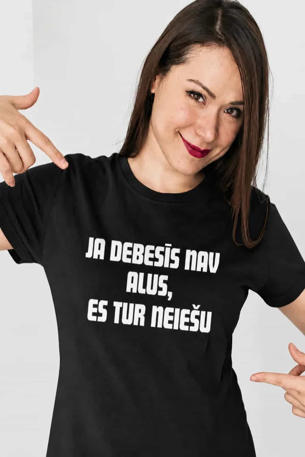 T-krekls alus cienītājam „Debesīs bez alus?“