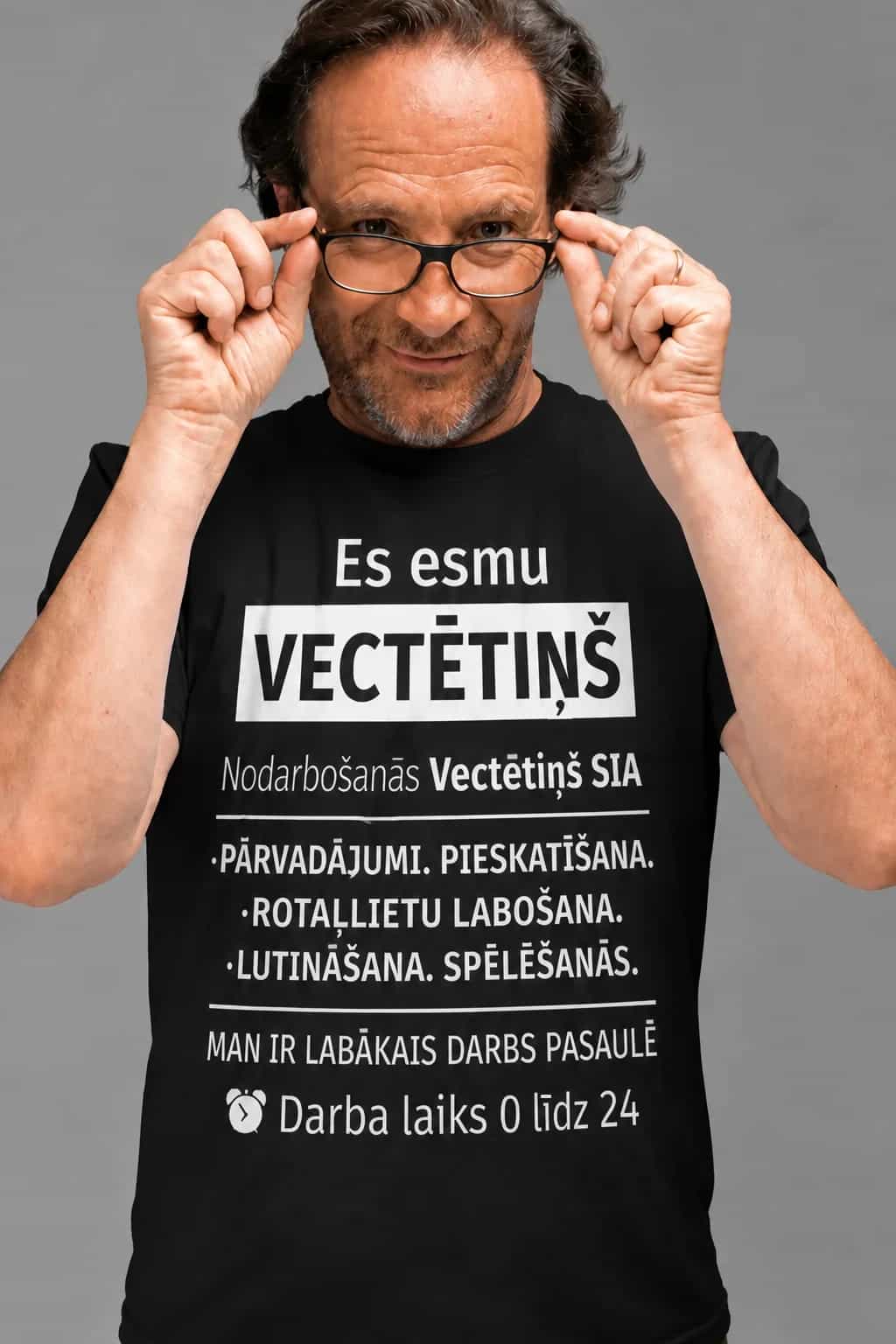 T-krekls „Es esmu vectētiņš“