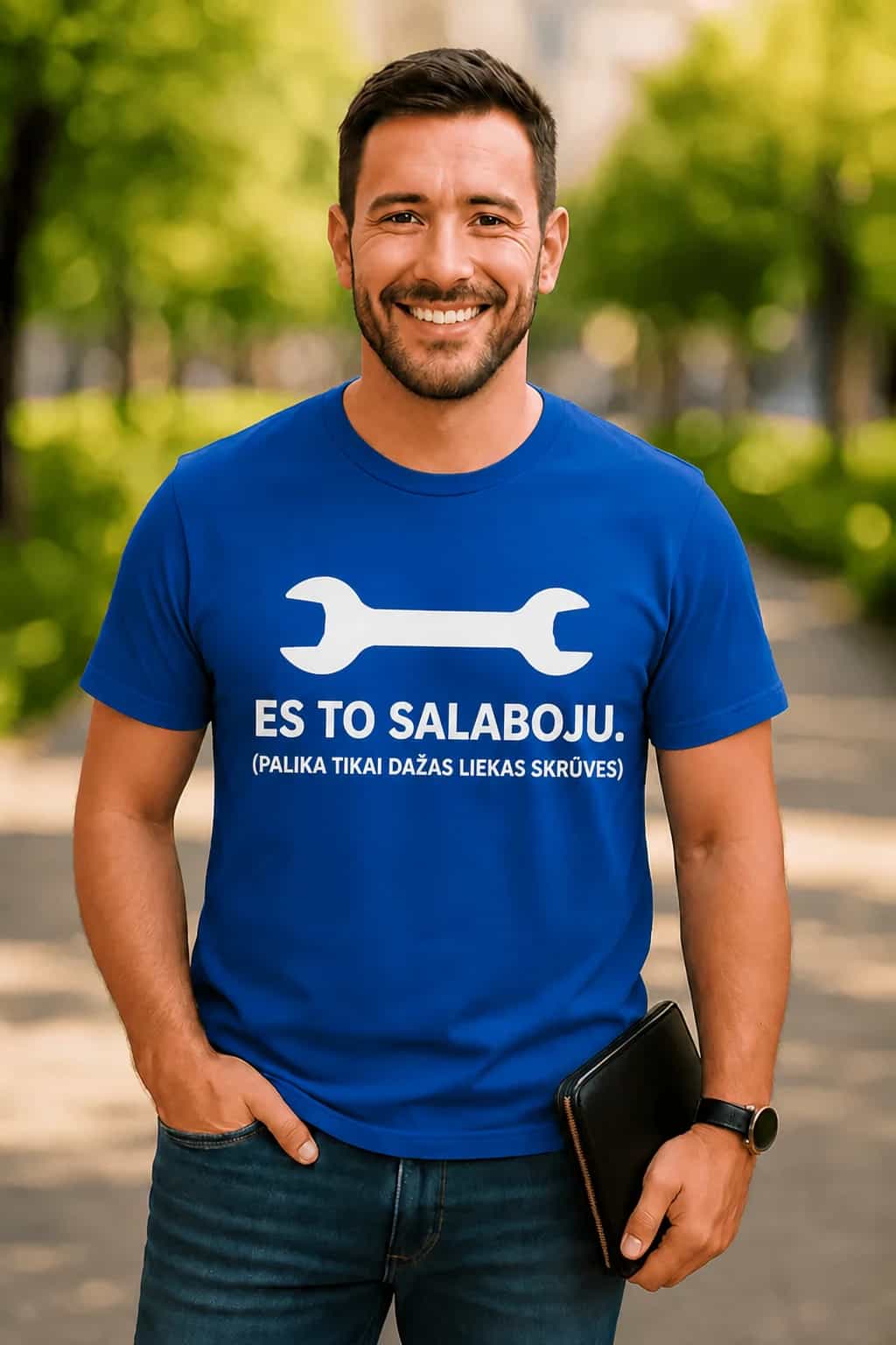 T-krekls meistaram „Es to salaboju”