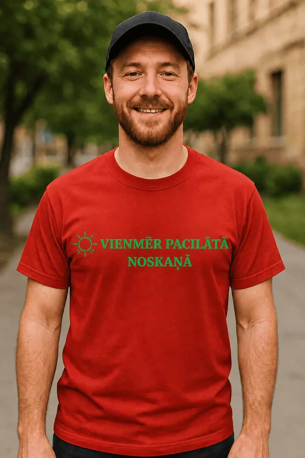T-krekls „Vienmēr pacilātā noskaņā“