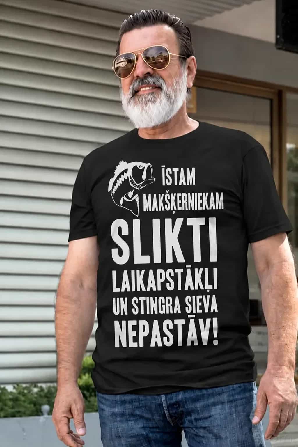 T-krekls īstam makšķerniekam