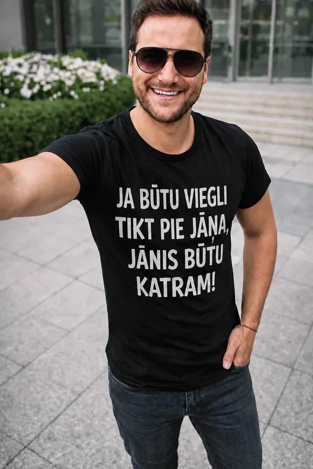 Smieklīgs T-krekls „Ja būtu viegli…“ ar vārdu