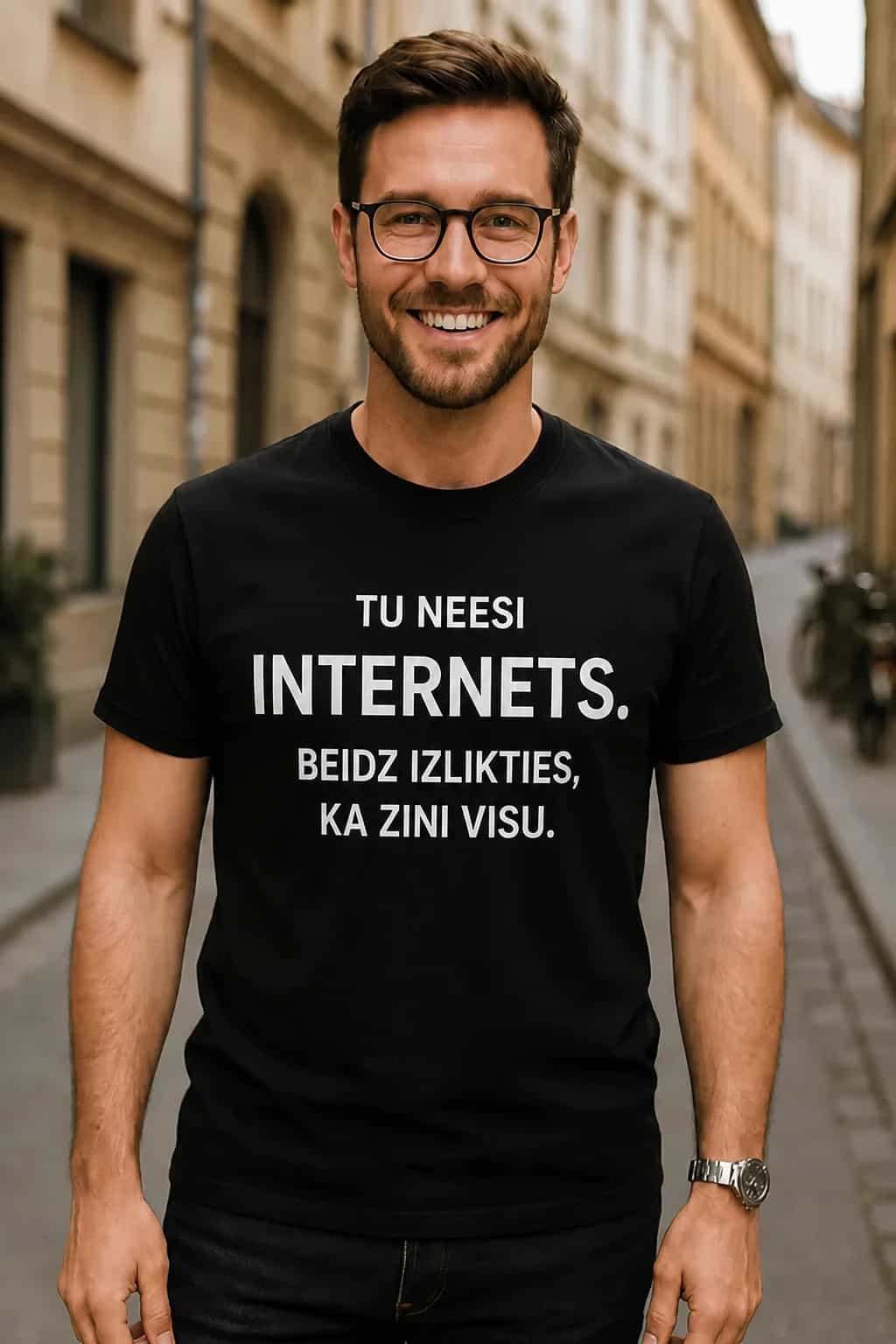 T-krekls „Tu neesi internets“