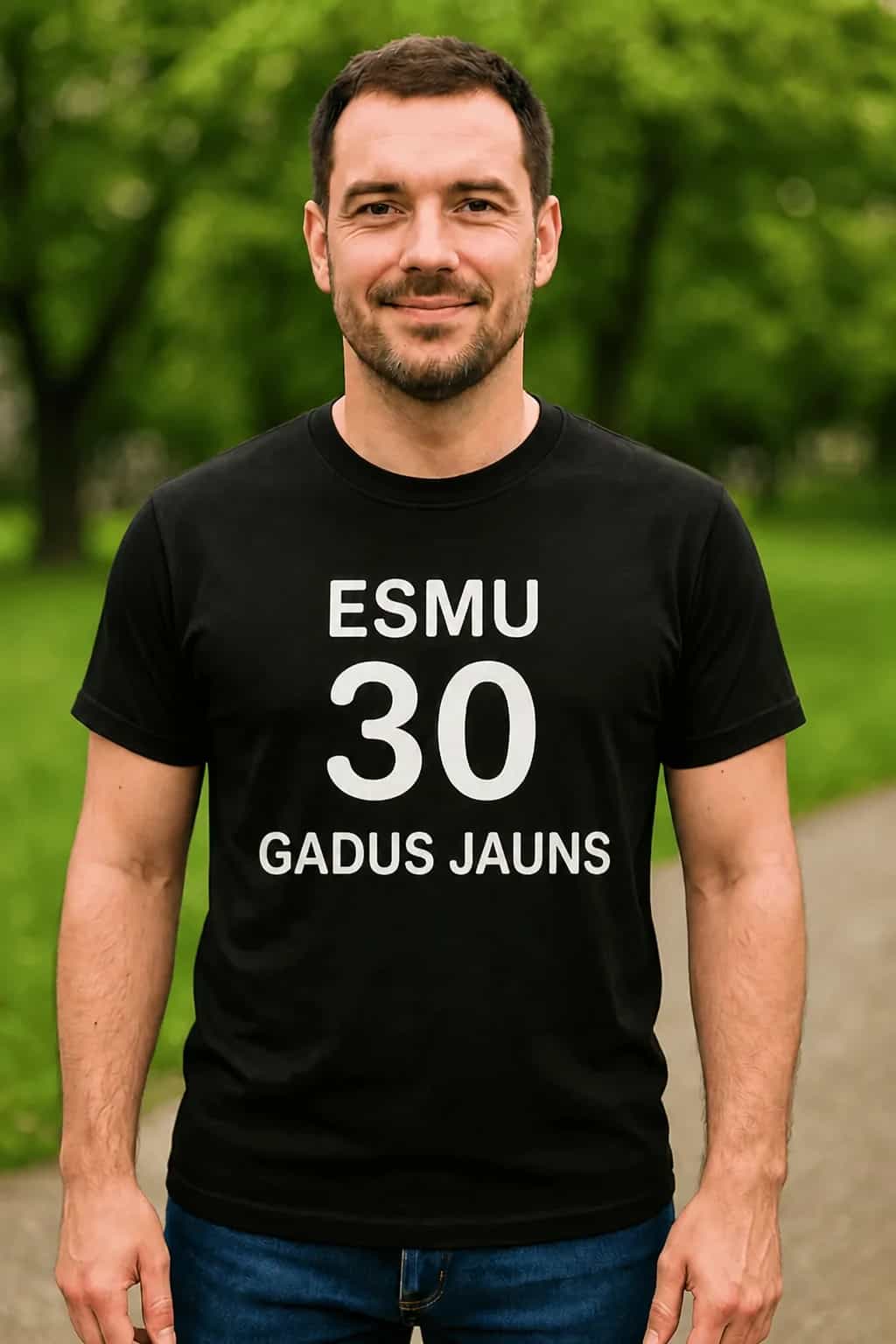 T-krekls 30. jubilejā „30 gadus jauns“