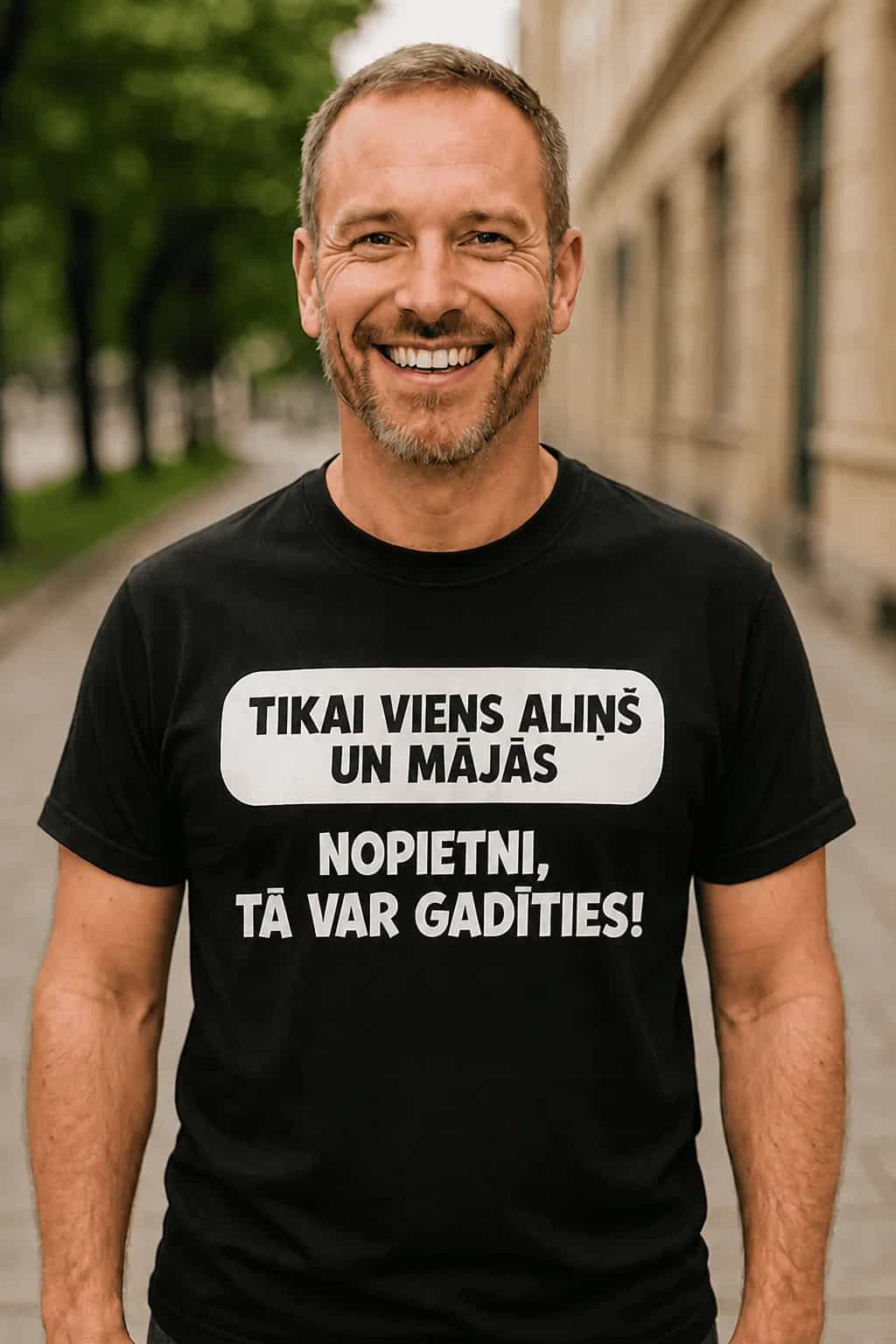 T-krekls „Tikai viens aliņš un mājās“