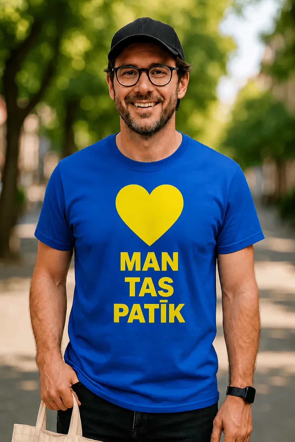 Smieklīgs T-krekls „Man tas patīk“