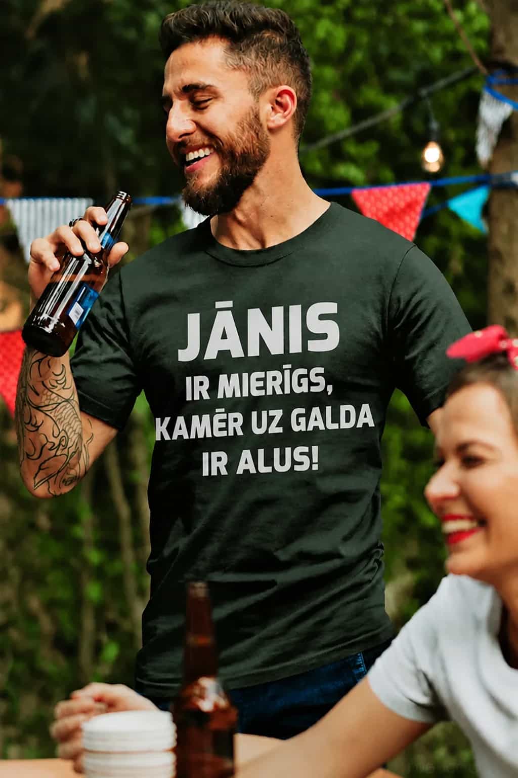 T-krekls alus cienītājam ar vārdu