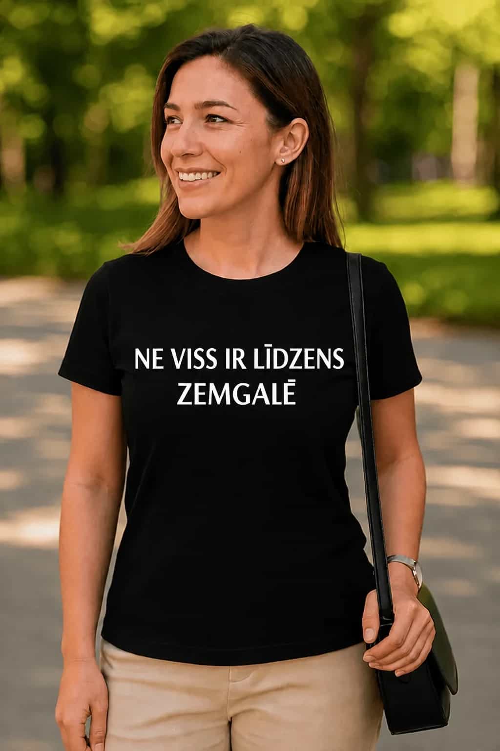 T-krekls „Ne viss ir līdzens Zemgalē“