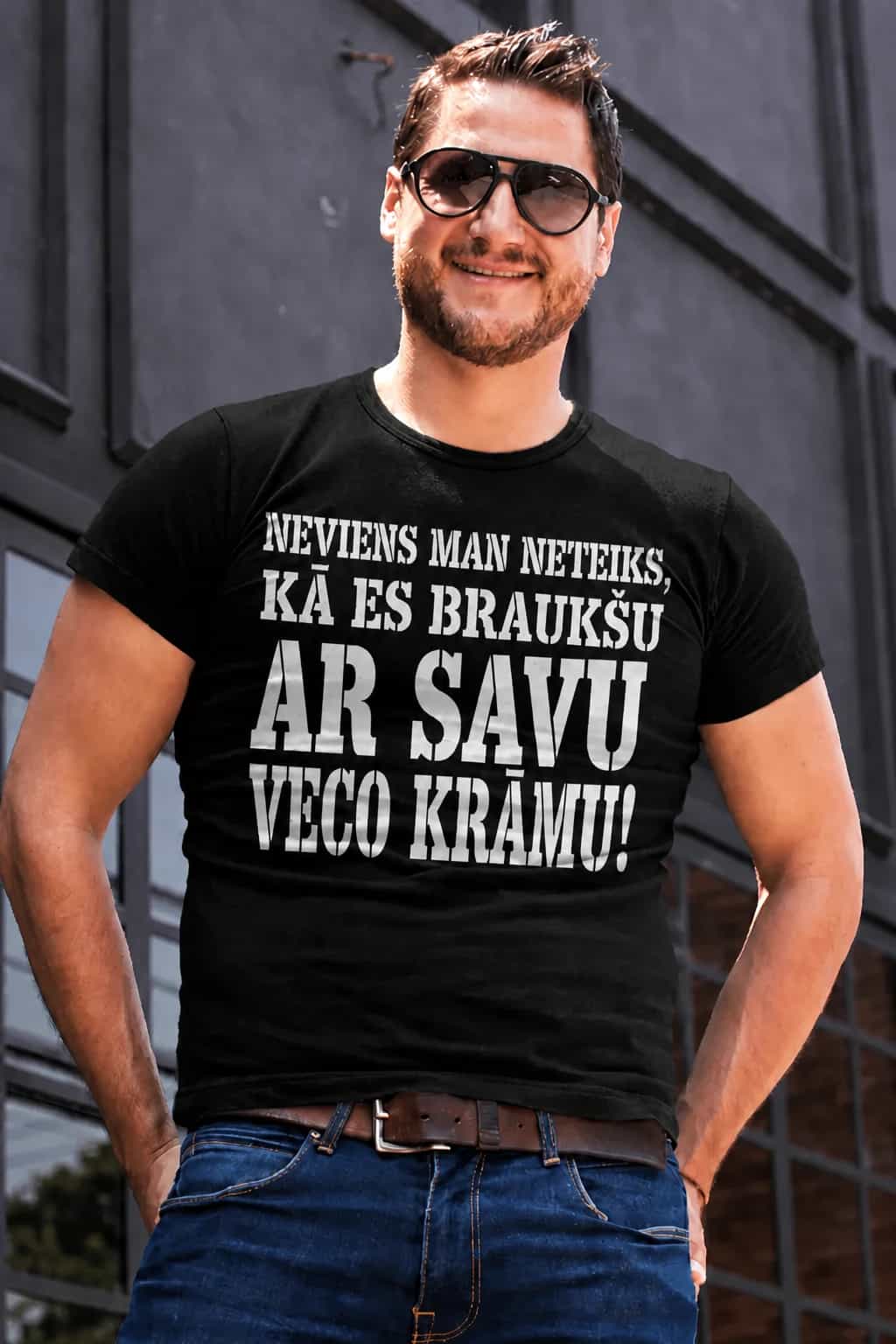 T-krekls auto īpašniekam „Neviens man neteiks”