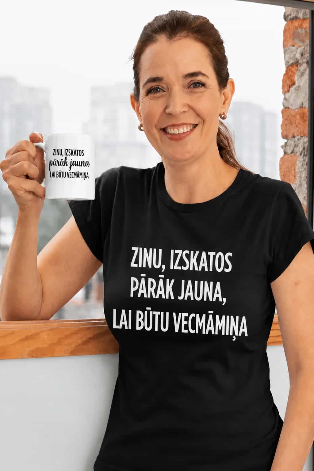 T-krekls jaunai vecmāmiņai