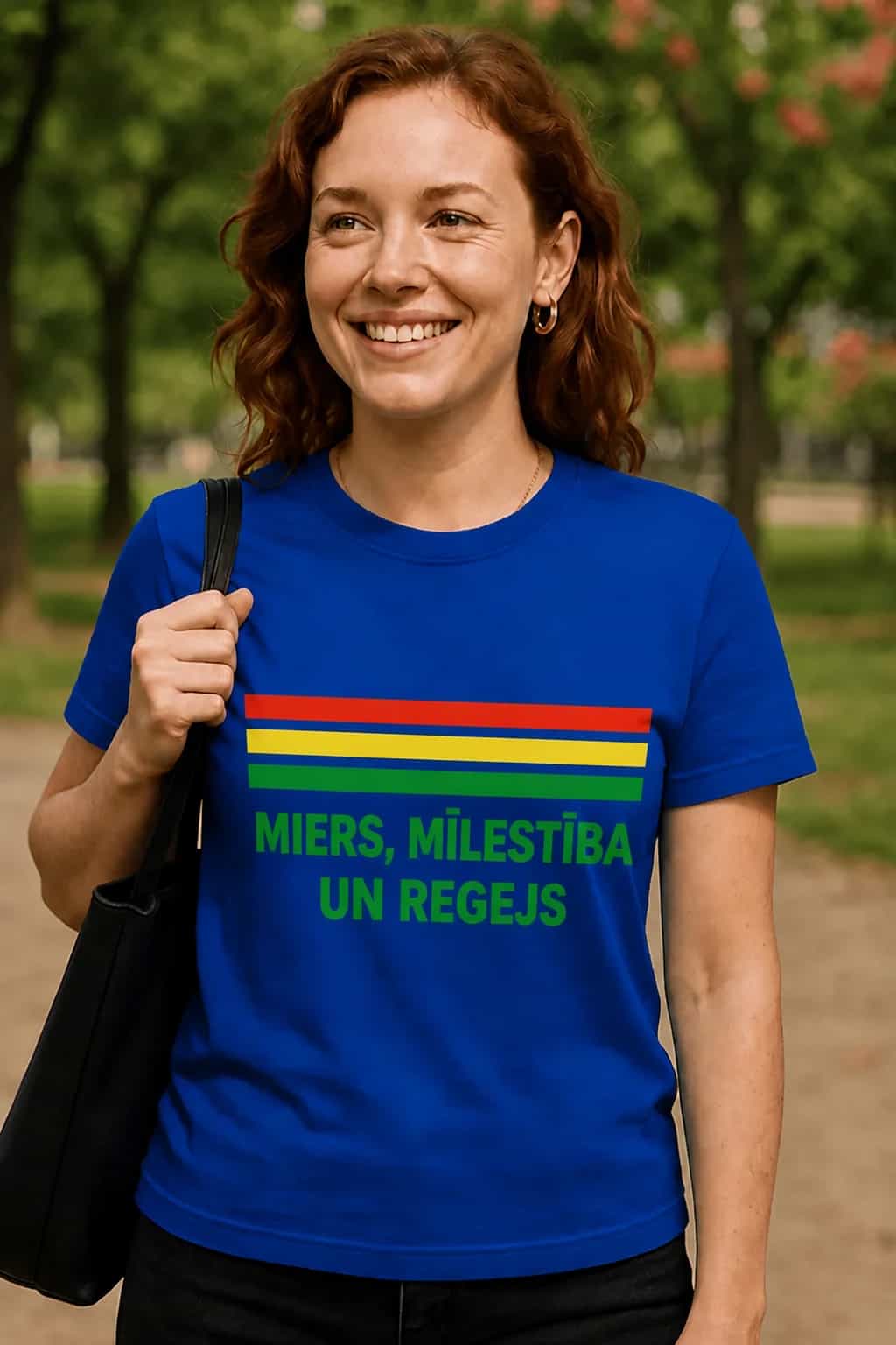 T-krekls „Miers, mīlestība un regejs“