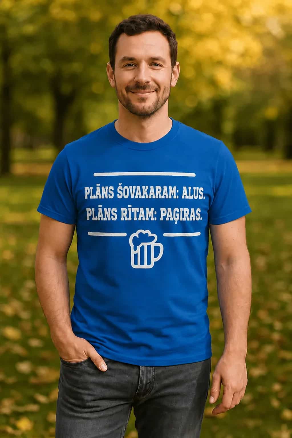 T-krekls „Plāns rītam: paģiras“