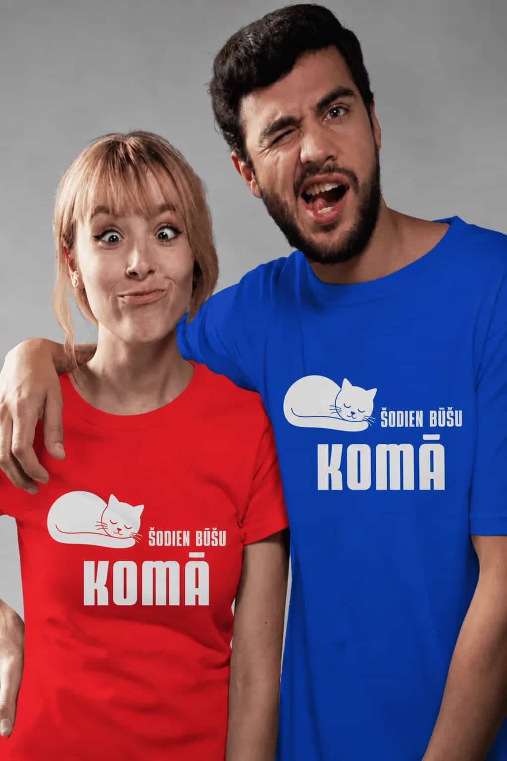 T-krekls „Šodien būšu komā“
