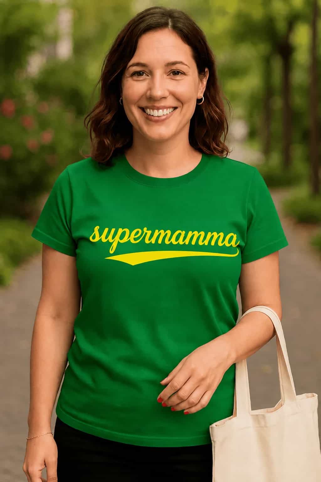T-krekls „Supermamma“ Mātes dienai