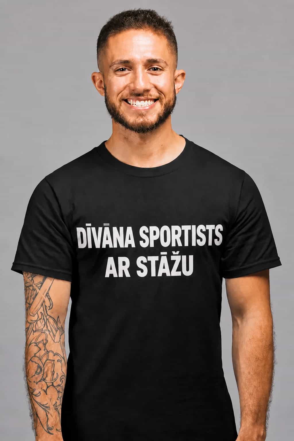 T-krekls „Dīvāna sportists ar stāžu“
