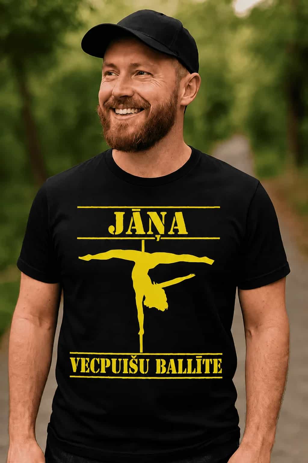 T-krekls vecpuišu ballītei ar vārdu