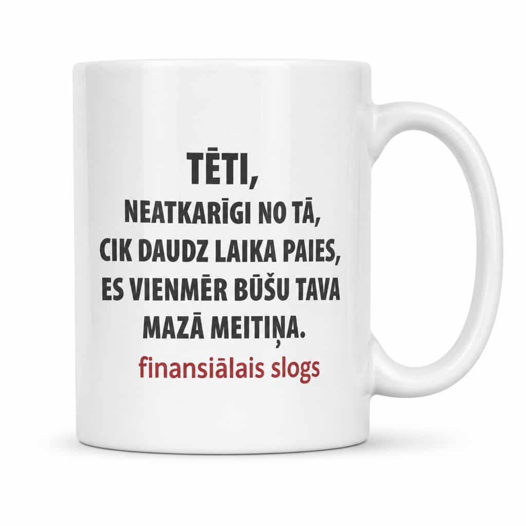 Smieklīga krūze finanšu slogs – TĒTI, NEATKARĪGI