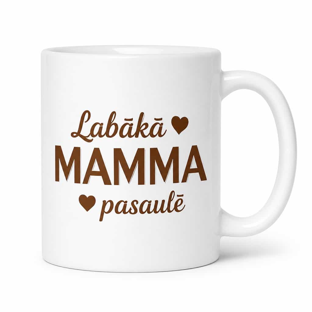 Smieklīga krūze labākā mamma pasaulē – Labākā