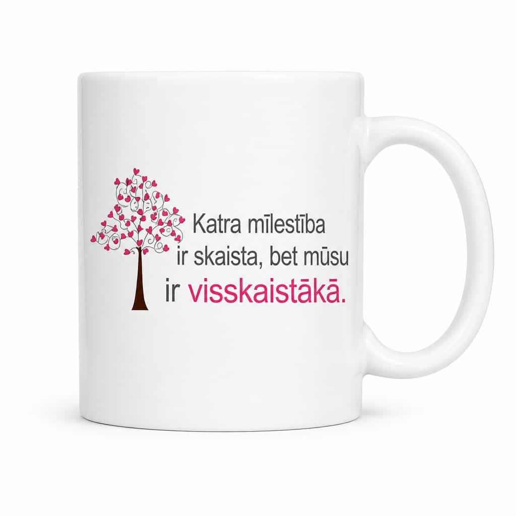 Smieklīga krūze Mīlestības stāsts – Katra mīlestība