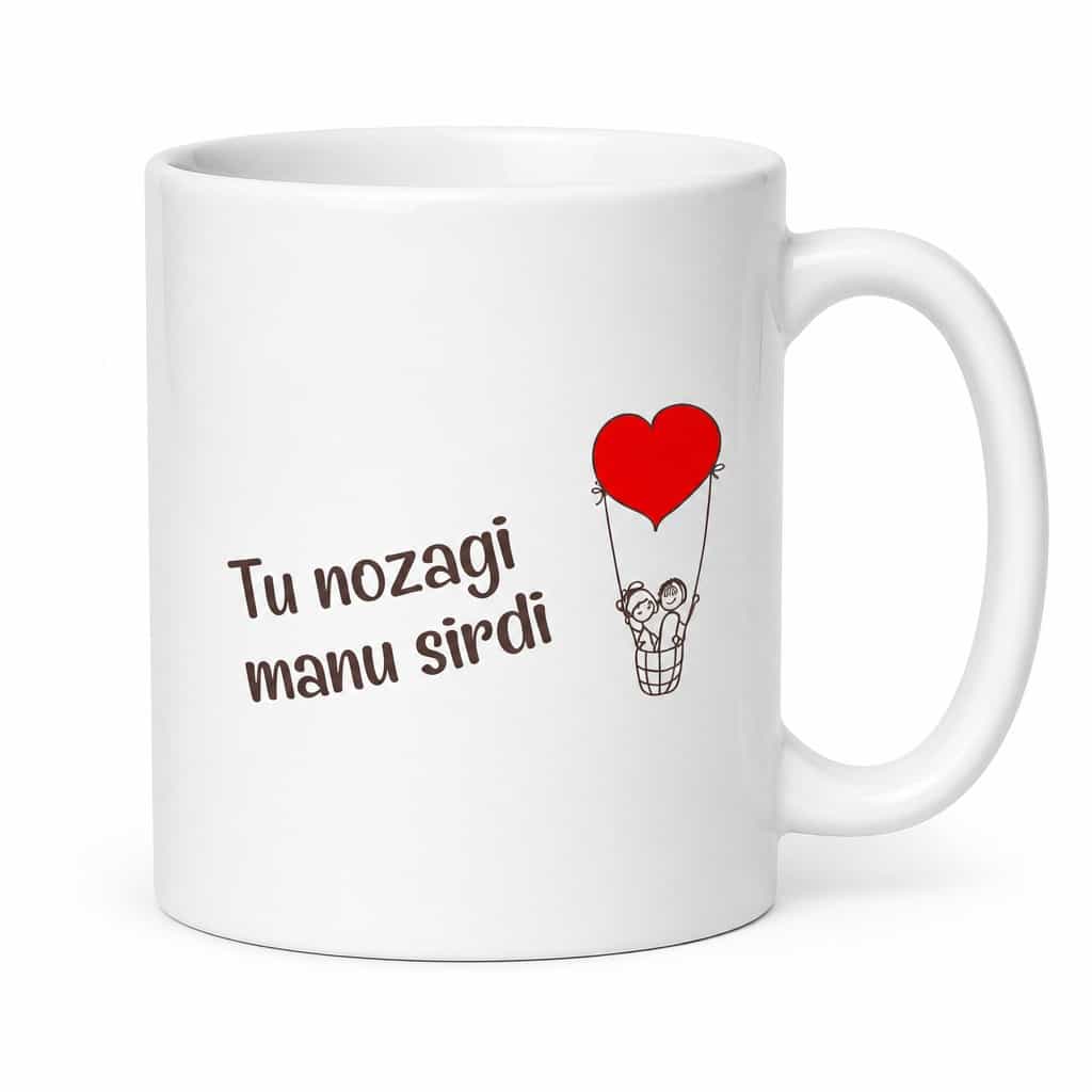 Smieklīga krūze Tu nozagi sirdi – Tu nozagi manu sirdi