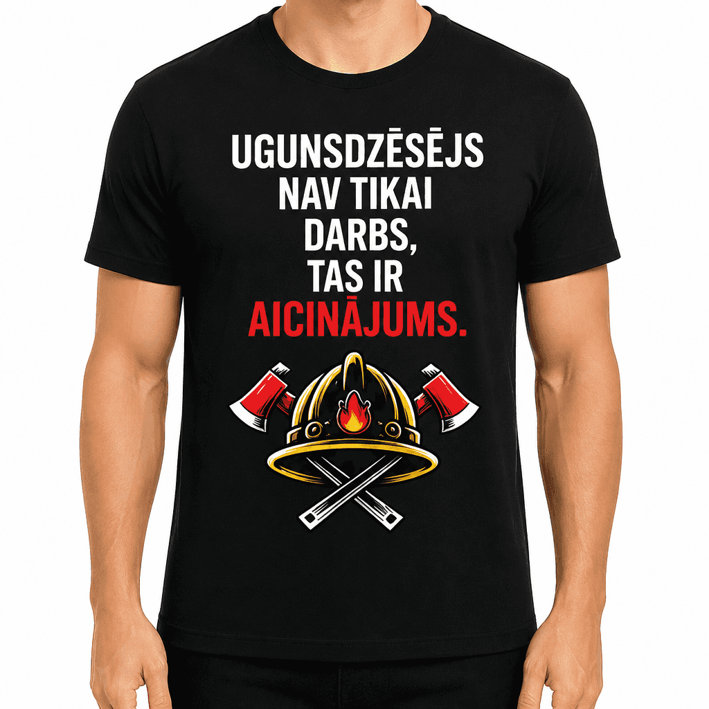 UgunsdzÄsÄja T-krekls ā UgunsdzÄsÄjs nav tikai darbs, tas ir aicinÄjums.