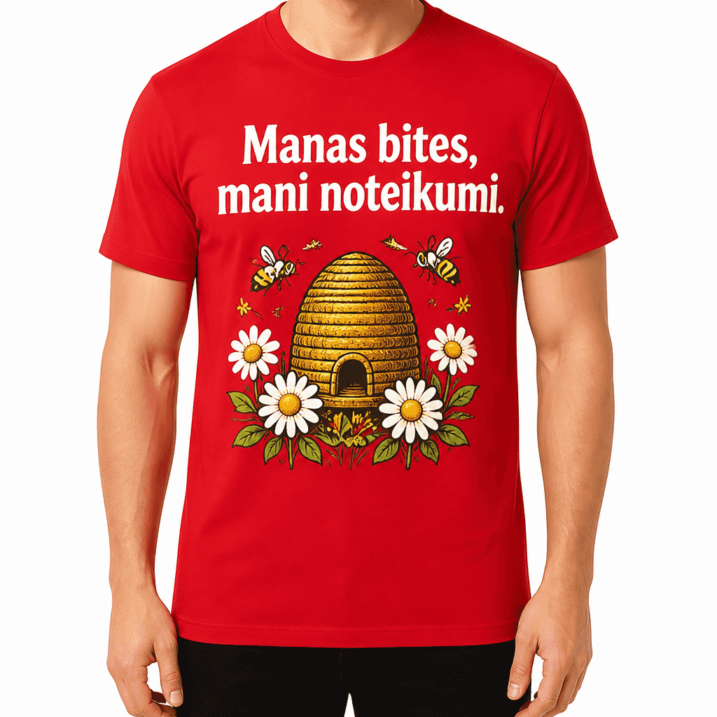 Biškopja T-krekls – Manas bites, mani noteikumi.