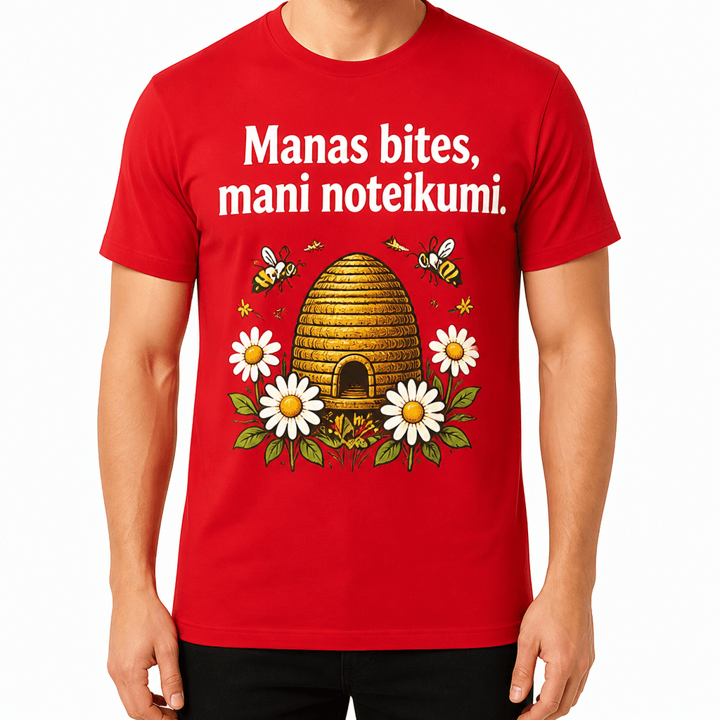 Biškopja T-krekls – Manas bites, mani noteikumi.