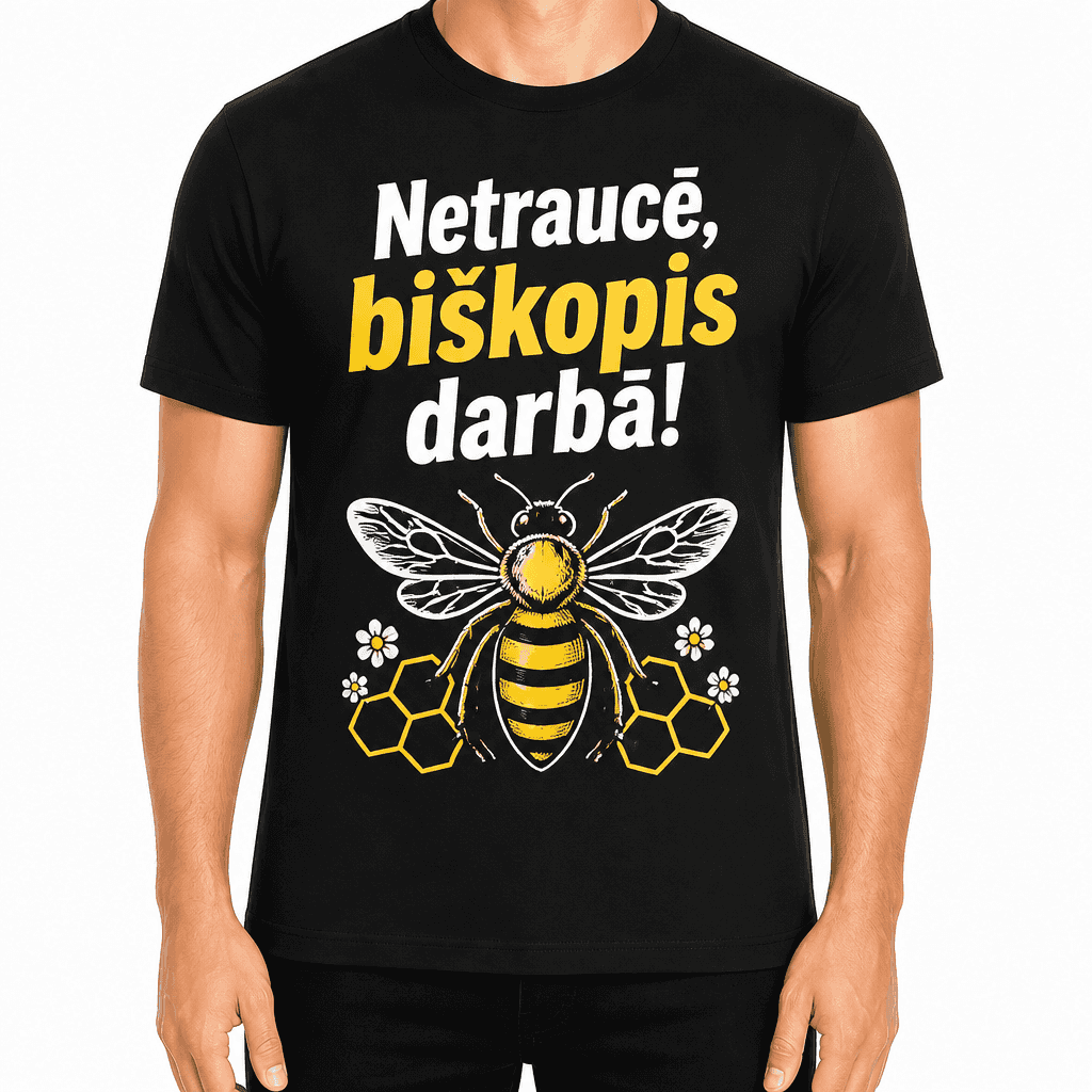 Biškopja T-krekls – Netraucē, biškopis darbā!