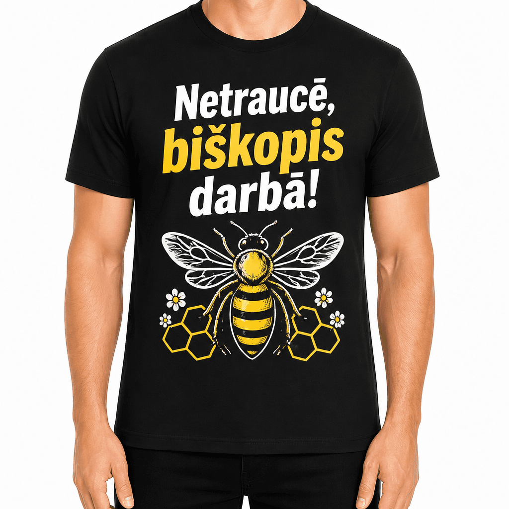Biškopja T-krekls – Netraucē, biškopis darbā!