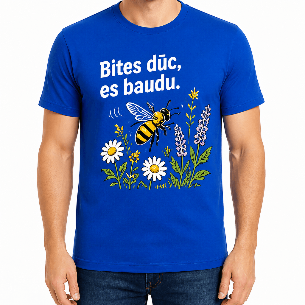 Biškopja T-krekls – Bites dūc, es baudu.