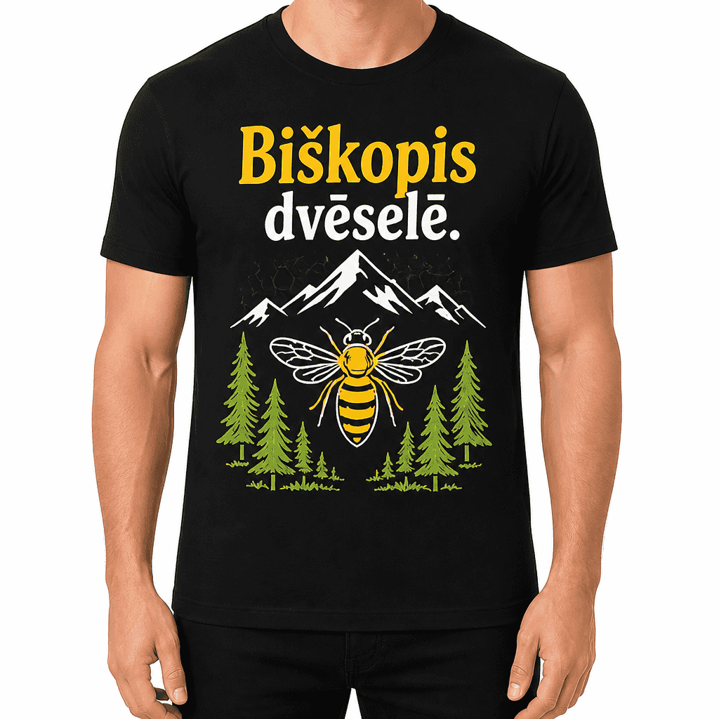 Biškopja T-krekls – Biškopis dvēselē.