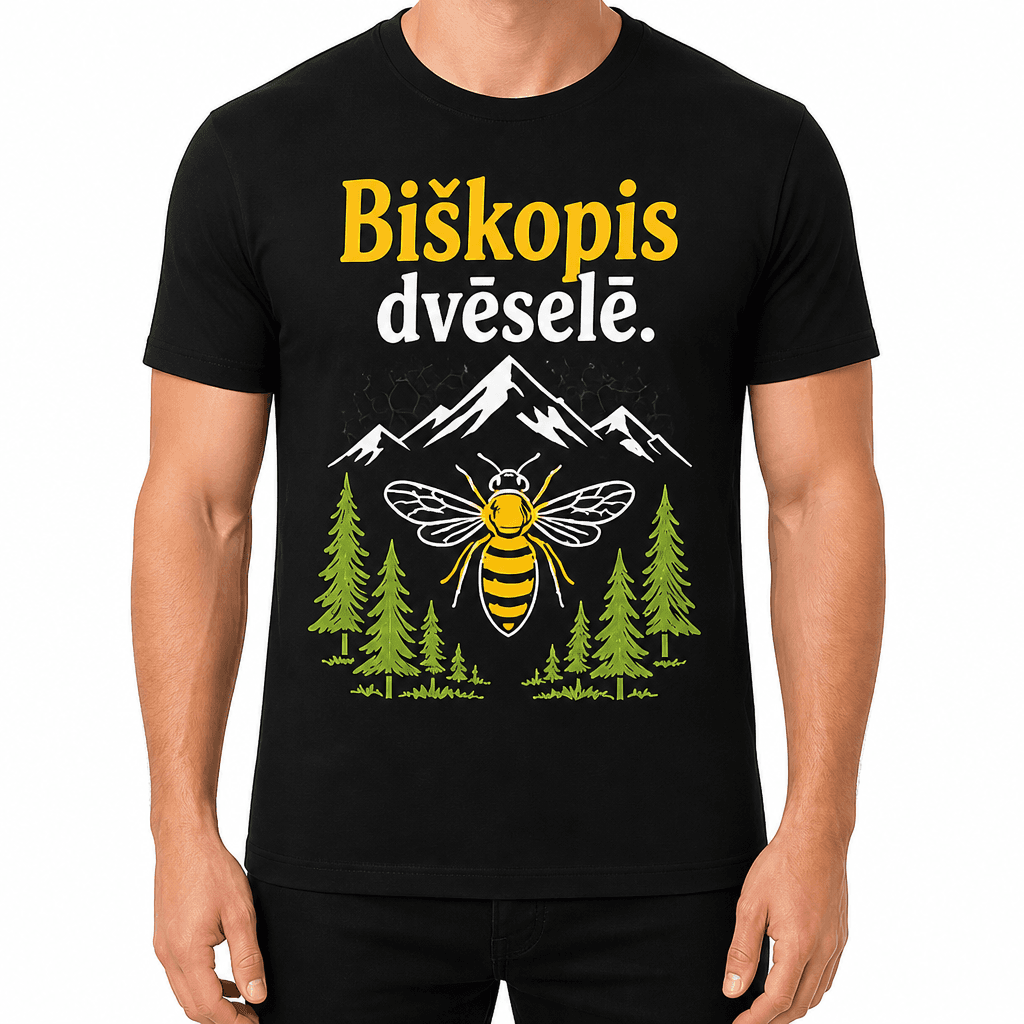 Biškopja T-krekls – Biškopis dvēselē.