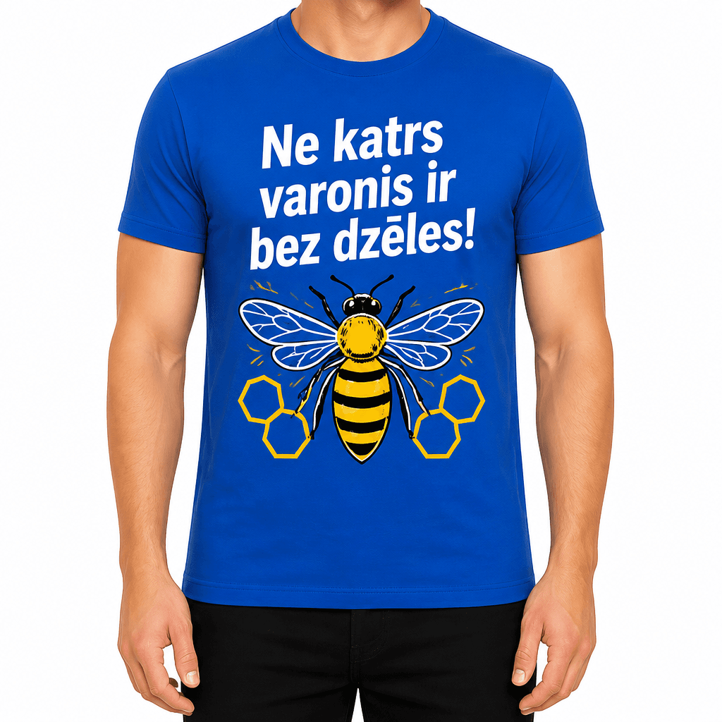 Biškopja T-krekls – Ne katrs varonis ir bez dzēles!