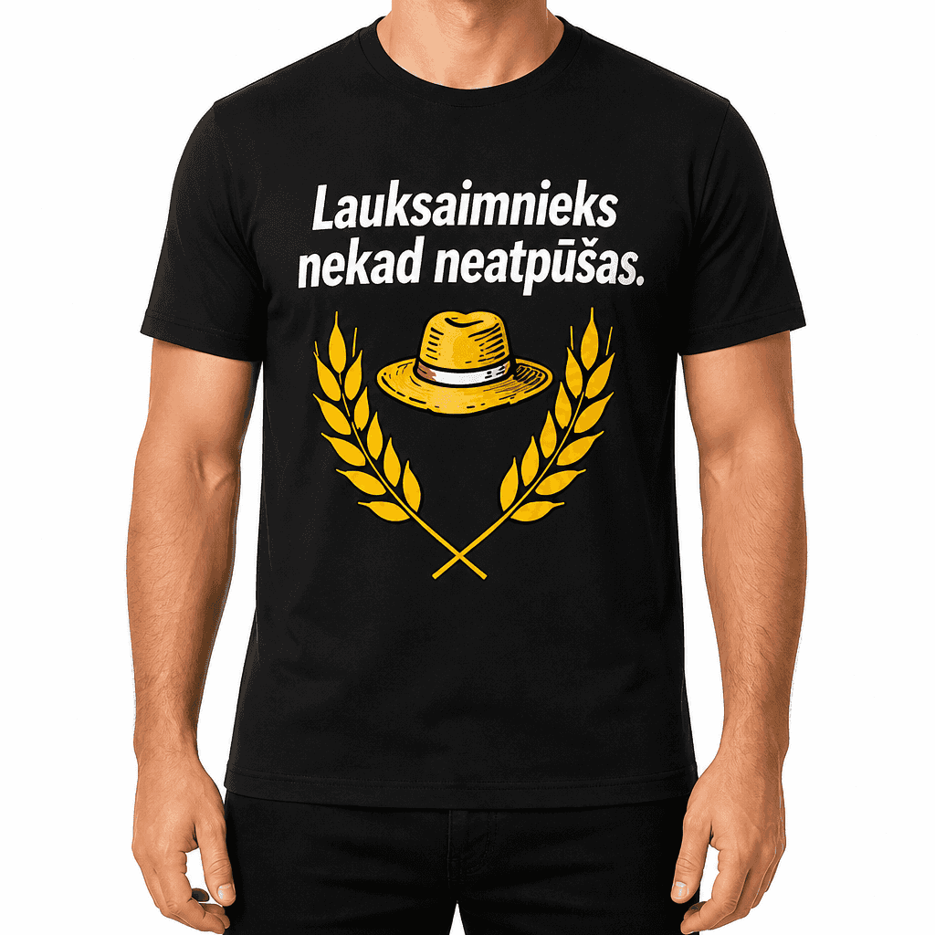 T-krekls lauksaimniekam – Lauksaimnieks nekad neatpūšas.