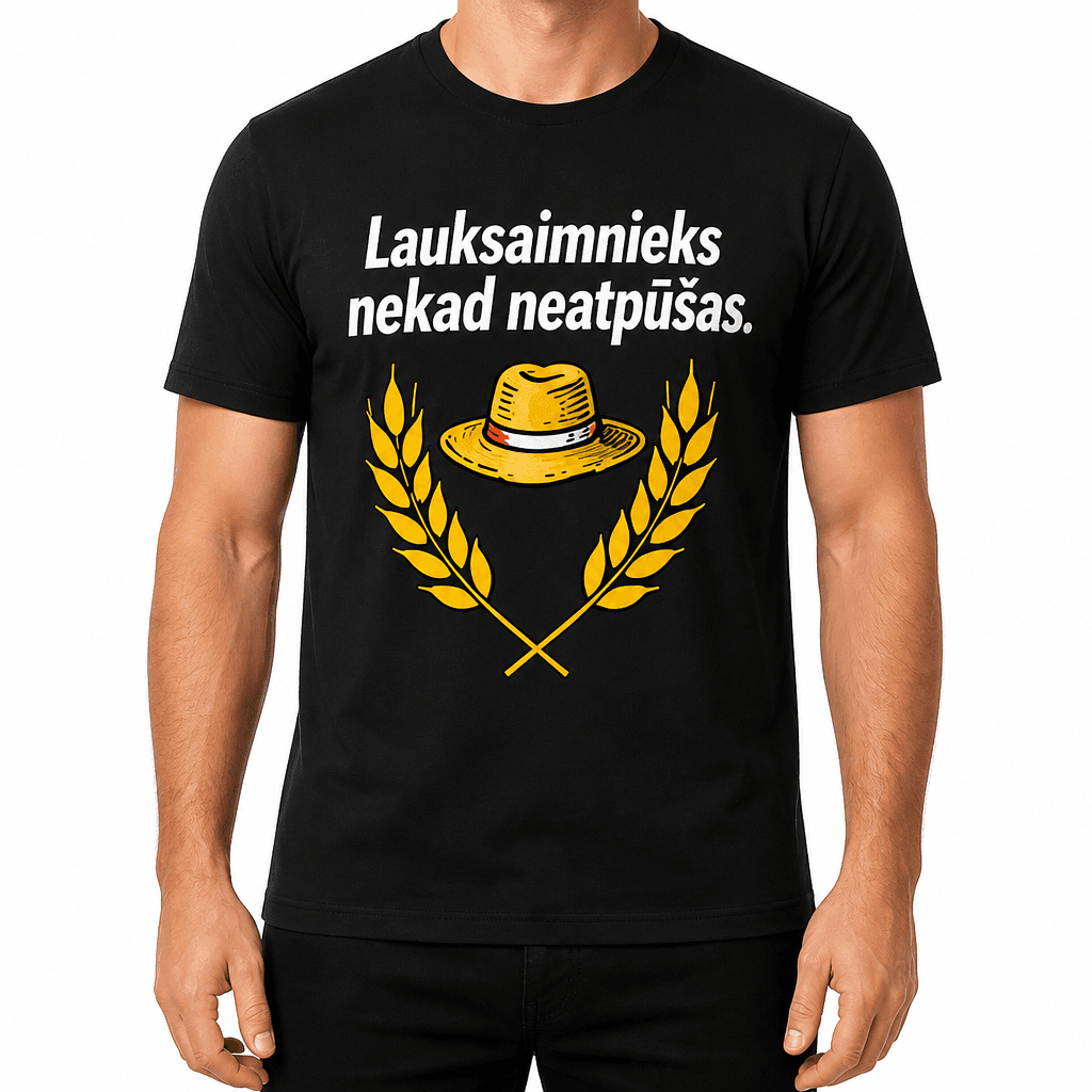 T-krekls lauksaimniekam – Lauksaimnieks nekad neatpūšas.